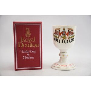 Royal Doulton Twelve Days of Christmas Ninth Day Goblet Drummers Limited Edition